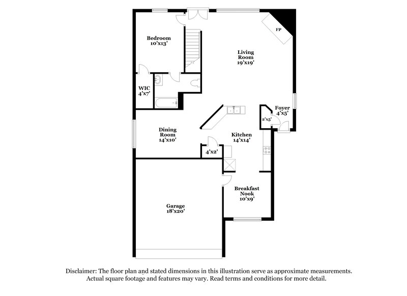 2,275/Mo, 20722 Fox Hound Ln Humble, TX 77338 Floorplan View 2