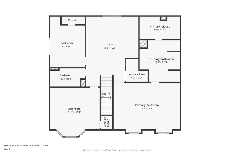 1,940/Mo, 18330 Atascocita Meadows Dr Humble, TX 77346 Floor Plan View 2