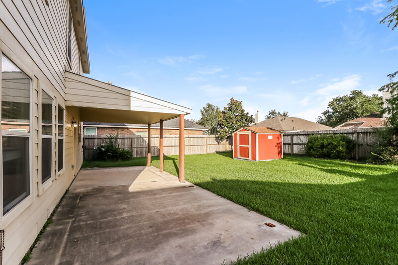 3,005/Mo, 2523 Flycatcher Cove Dr League City, TX 77573 Rear View