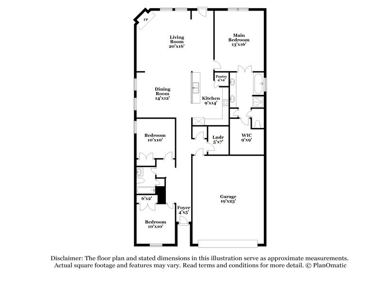 2,250/Mo, 3214 Bainbridge Hill Ln Houston, TX 77047 Floorplan View