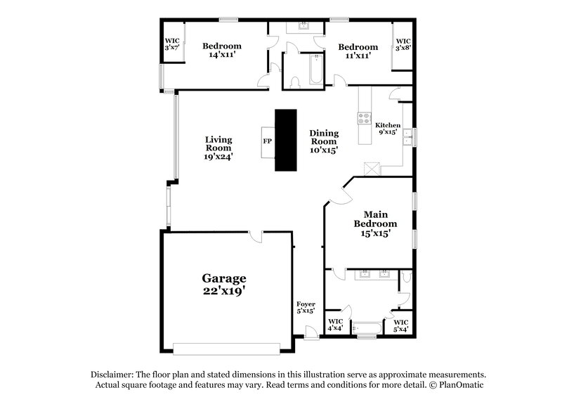 1,780/Mo, 4011 Sablerun Ct Houston, TX 77014 Floor Plan View