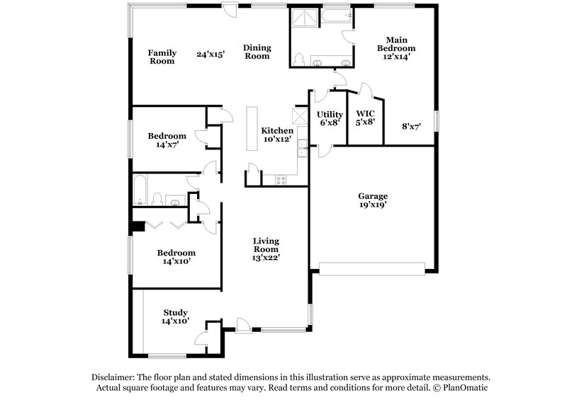 2,355/Mo, 18154 Windy Oaks Ct Porter, TX 77365 Floor Plan View