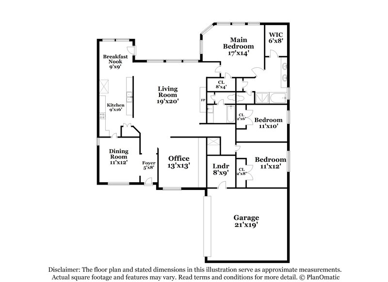 2,340/Mo, 10522 Wind Walker Trl Houston, TX 77095 Floor Plan View