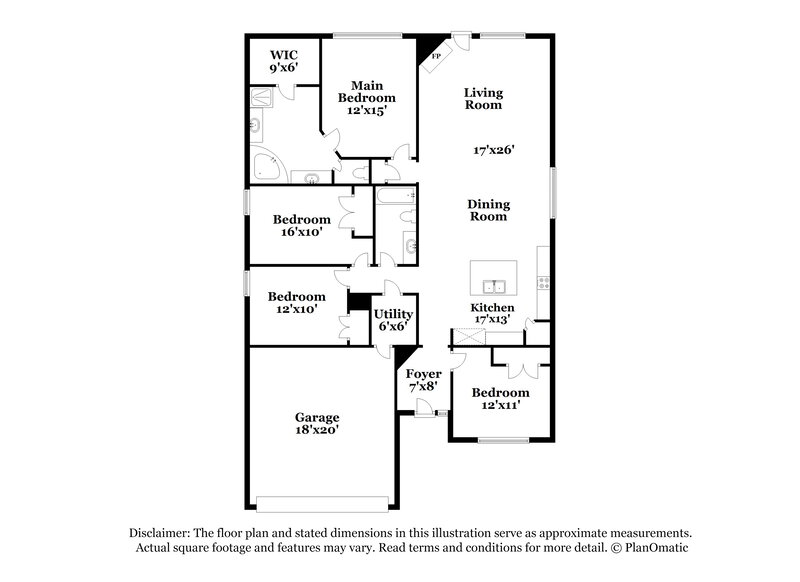 2,325/Mo, 24607 Ballad Dr Katy, TX 77493 Floor Plan View