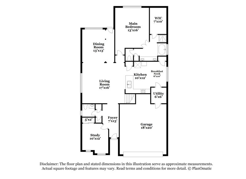 2,450/Mo, 10519 Sun River Falls Dr Humble, TX 77396 Floor Plan View