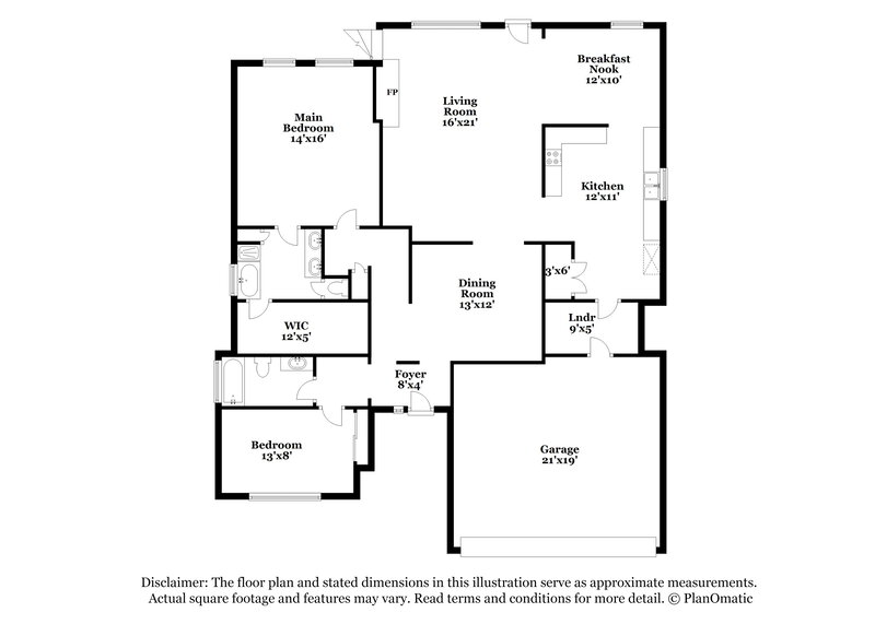 2,820/Mo, 4626 Sundown Ct Missouri City, TX 77459 Floor Plan View 2