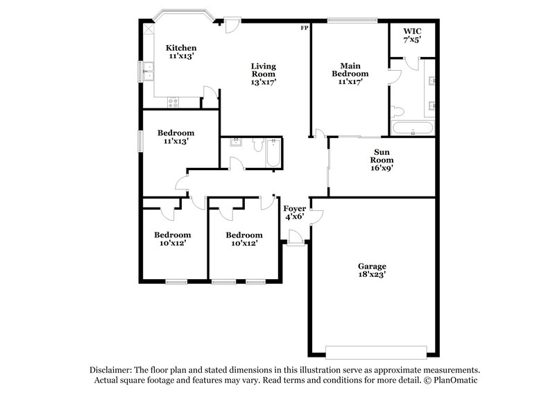 1,985/Mo, 12215 White River Dr Tomball, TX 77375 Floor Plan View