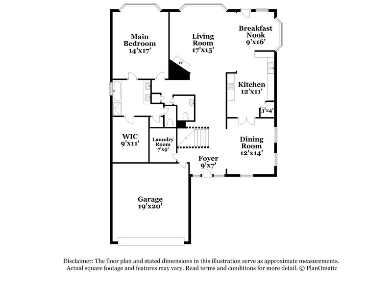 2,970/Mo, 3811 Key Largo Ct Missouri City, TX 77459 Floor Plan View