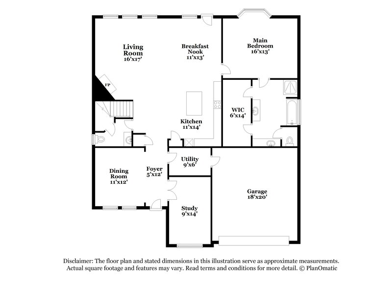 3,130/Mo, 6934 Jenny Lake Dr Spring, TX 77379 Floorplan View