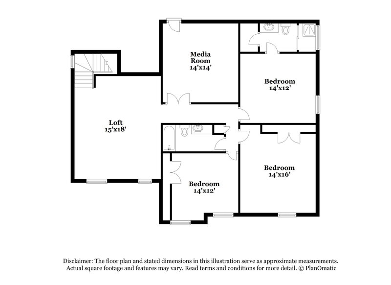 3,130/Mo, 6934 Jenny Lake Dr Spring, TX 77379 Floorplan View 2
