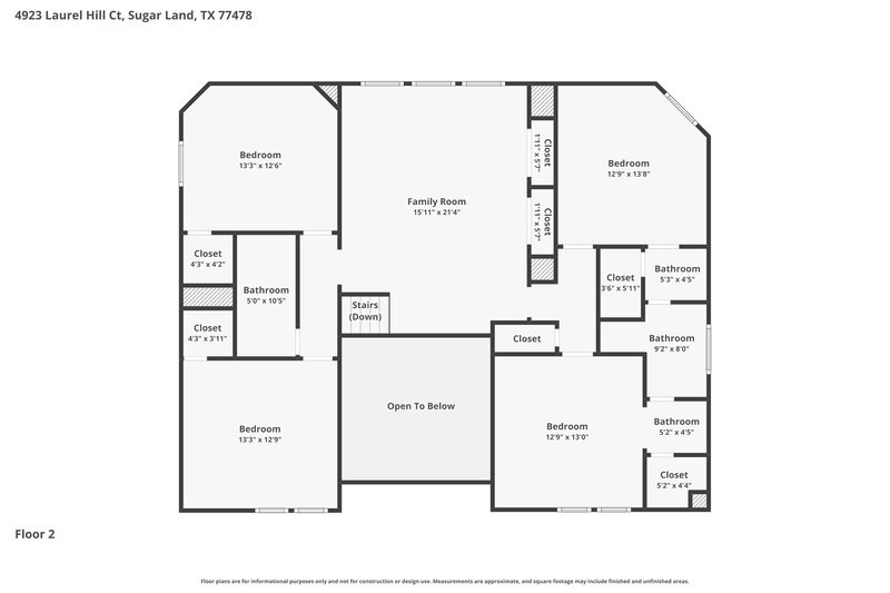 3,035/Mo, 4923 Laurel Hill Ct Sugar Land, TX 77478 Floorplan View 2