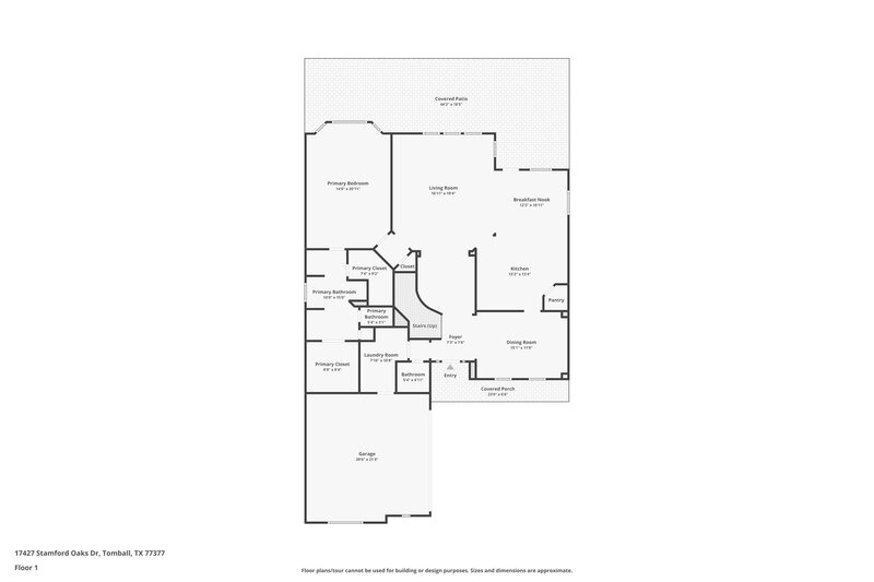 2,655/Mo, 17427 Stamford Oaks Dr Tomball, TX 77377 Floorplan View