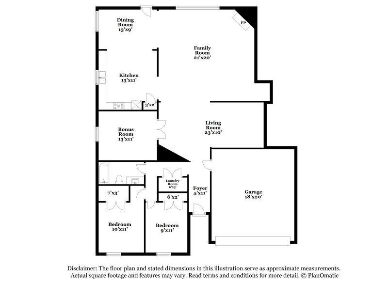 2,460/Mo, 7811 Iris Glen Ln Richmond, TX 77407 Floor Plan View