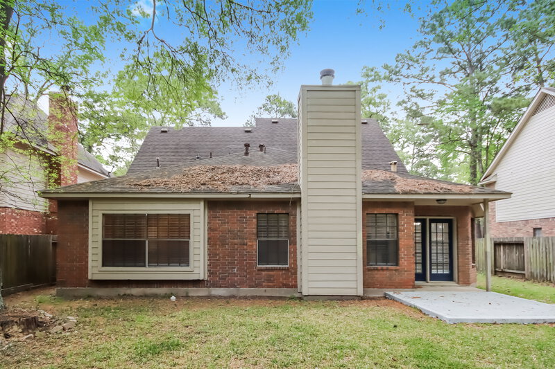 2,235/Mo, 4535 Echo Falls Dr Kingwood, TX 77345 Rear View