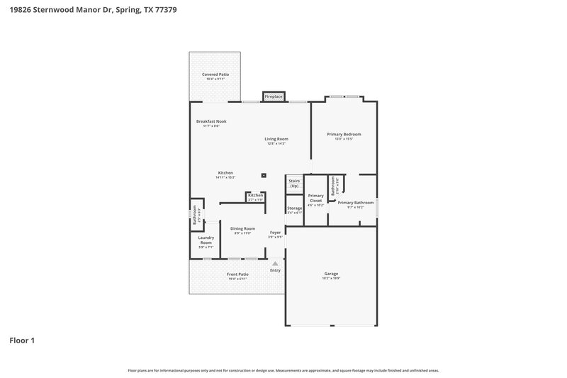 2,575/Mo, 19826 Sternwood Manor Dr Spring, TX 77379 Floor Plan View