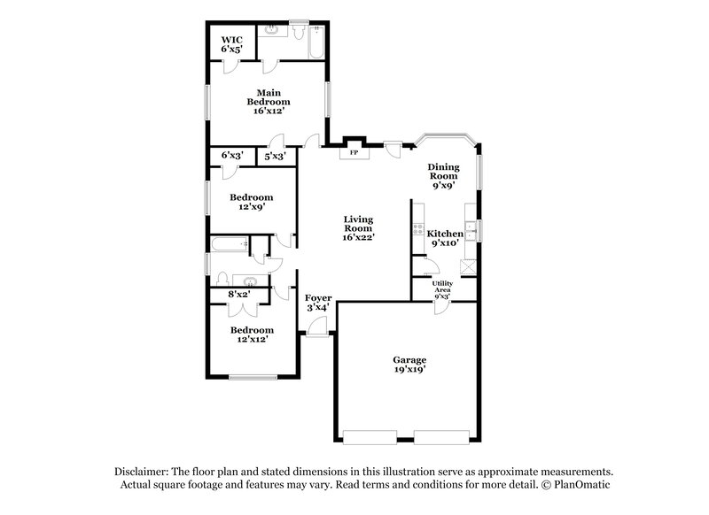 1,955/Mo, 918 Chase Park Dr Bacliff, TX 77518 Floor Plan View
