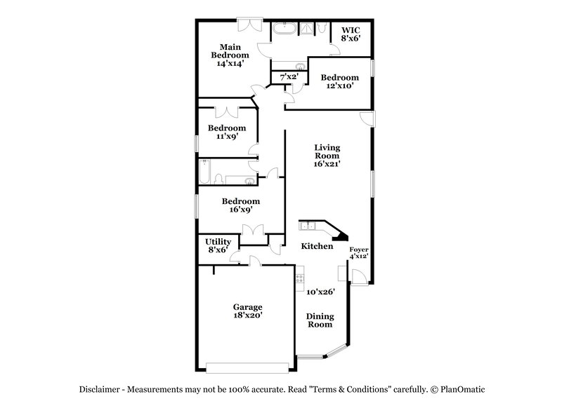 2,490/Mo, 1222 Diamond Drape Dr Arcola, TX 77583 Floor Plan View