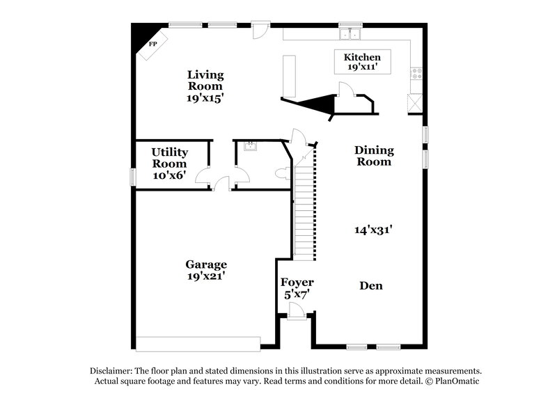 2,680/Mo, 6319 Gypsum Ct Houston, TX 77041 Floor Plan View