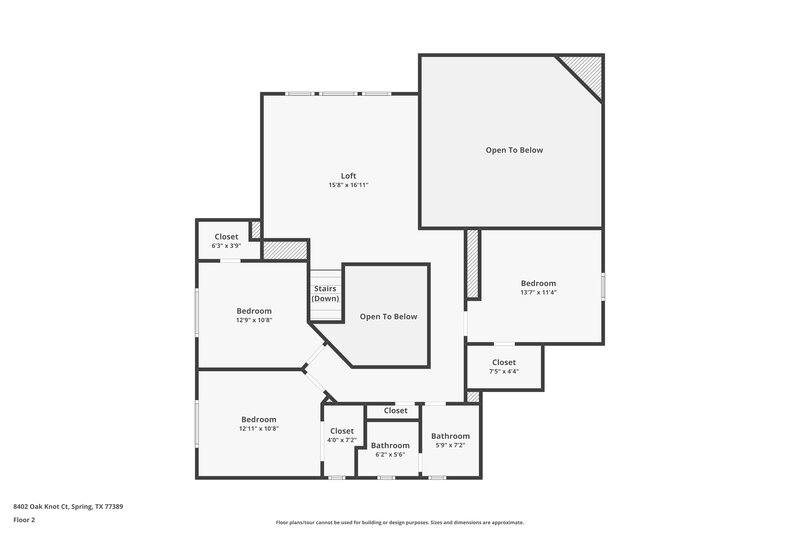 2,525/Mo, 8402 Oak Knot Ct Spring, TX 77389 Floor Plan View 2