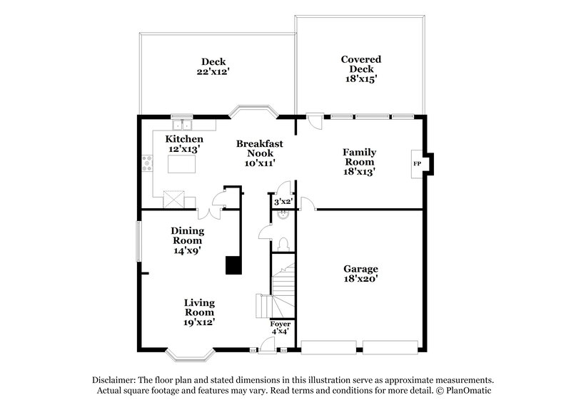2,370/Mo, 740 Pateway Ct Spring, TX 77386 Floor Plan View