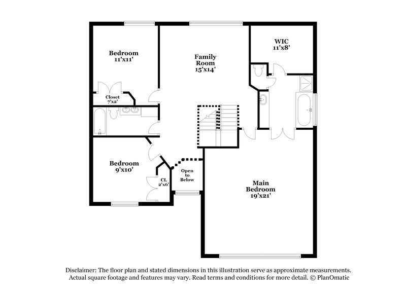 2,320/Mo, 14635 Lothbury Dr Cypress, TX 77429 Floor Plan View 2
