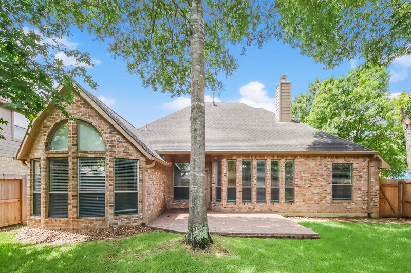 2,750/Mo, 3326 Misty Alcove Ct Kingwood, TX 77345 Rear View