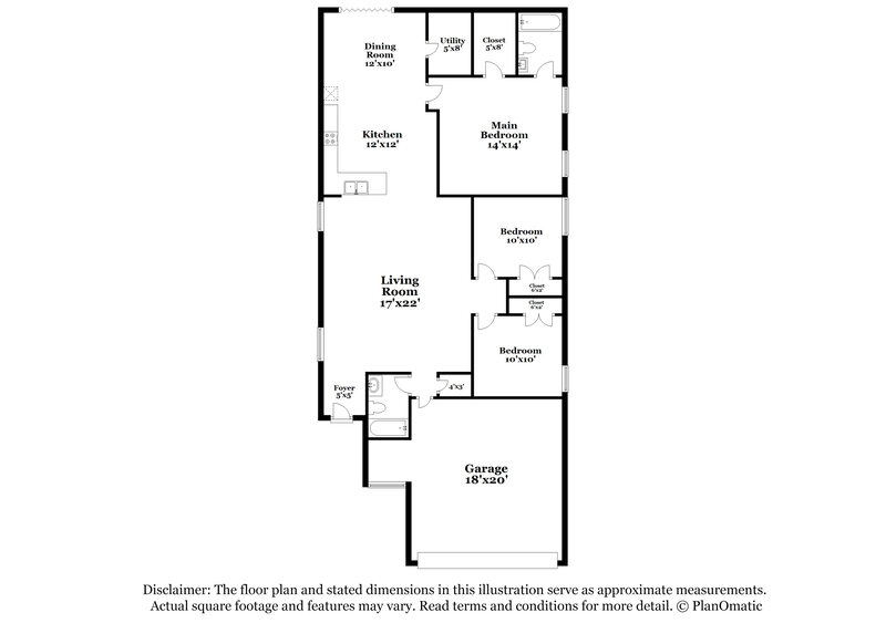 2,580/Mo, 14435 Acuna Ln Houston, TX 77045 Floor Plan View