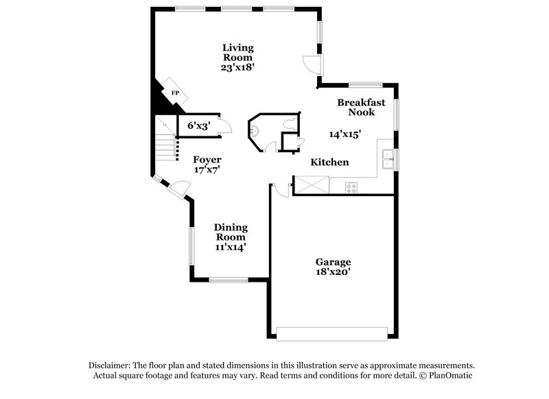 2,530/Mo, 1061 Cabot Cv Dickinson, TX 77539 Floor Plan View