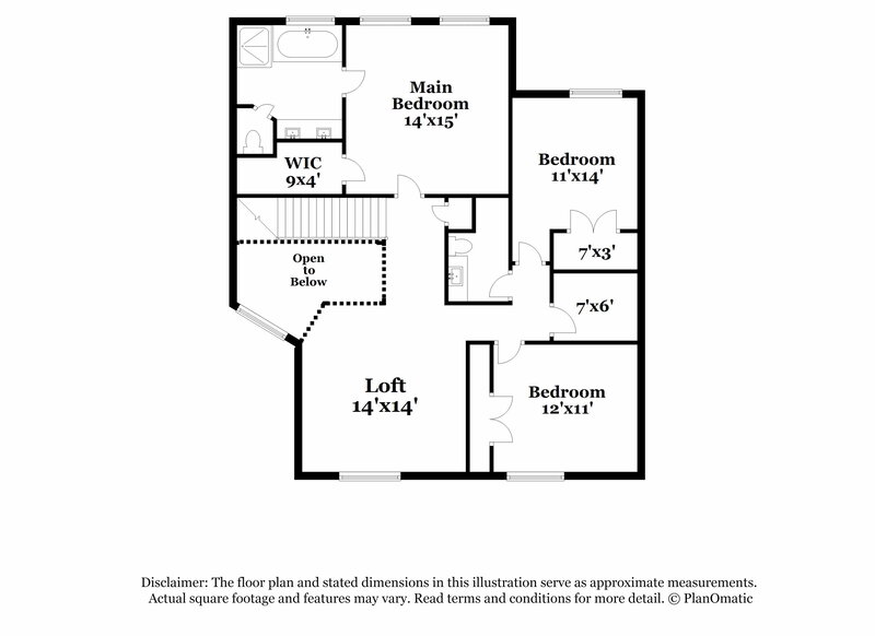 2,530/Mo, 1061 Cabot Cv Dickinson, TX 77539 Floor Plan View 2