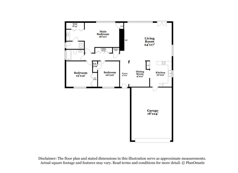 1,820/Mo, 14307 Quiet Town Ln Sugar Land, TX 77498 Floor Plan View