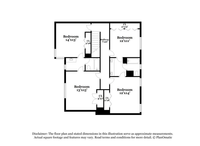 2,640/Mo, 1807 Hamlin Valley Dr Houston, TX 77090 Floorplan View 2