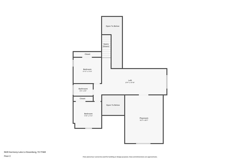 2,900/Mo, 9639 Harmony Lake Ln Rosenberg, TX 77469 Floor Plan View