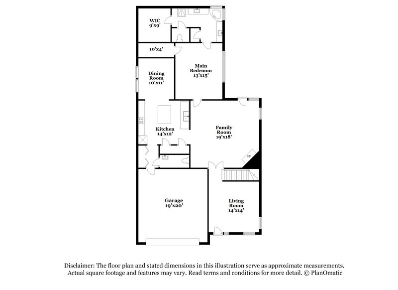 2,015/Mo, 14814 Dorray Ln Houston, TX 77082 Floor Plan View