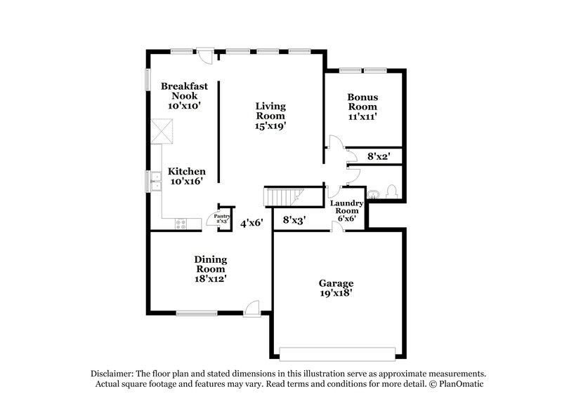2,600/Mo, 6176 Galloway Ln League City, TX 77573 Floorplan View
