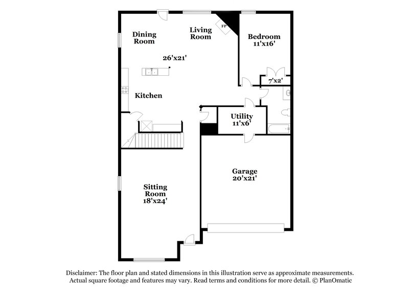 3,135/Mo, 18222 Thicket Grove Rd Houston, TX 77084 Floor Plan View