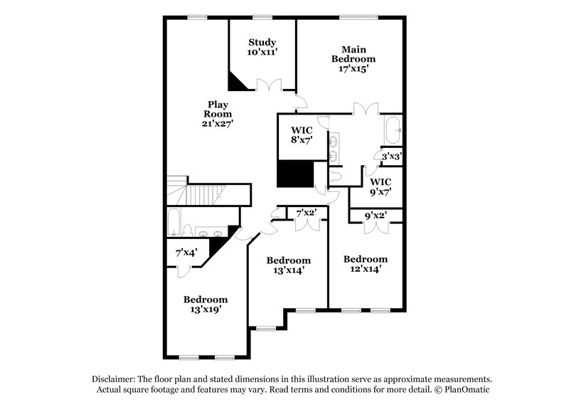 3,135/Mo, 18222 Thicket Grove Rd Houston, TX 77084 Floor Plan View 2