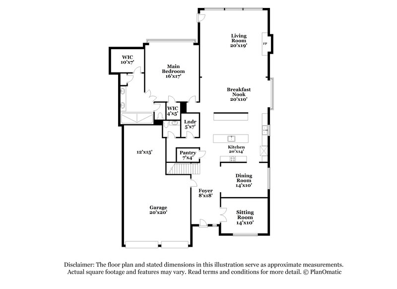 3,040/Mo, 3942 Catania Bay Ct Missouri City, TX 77459 Floor Plan View