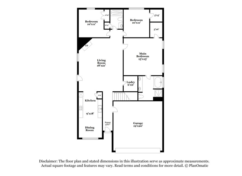 2,390/Mo, 26122 Cypresswood Dr Spring, TX 77373 Floor Plan View 2