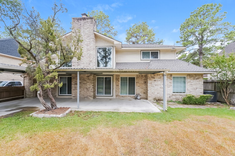 3,225/Mo, 15806 Knoll Lake Dr Houston, TX 77095 Rear View