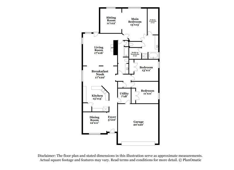 2,200/Mo, 1919 Treasure Mountain Dr Spring, TX 77388 Floor Plan View