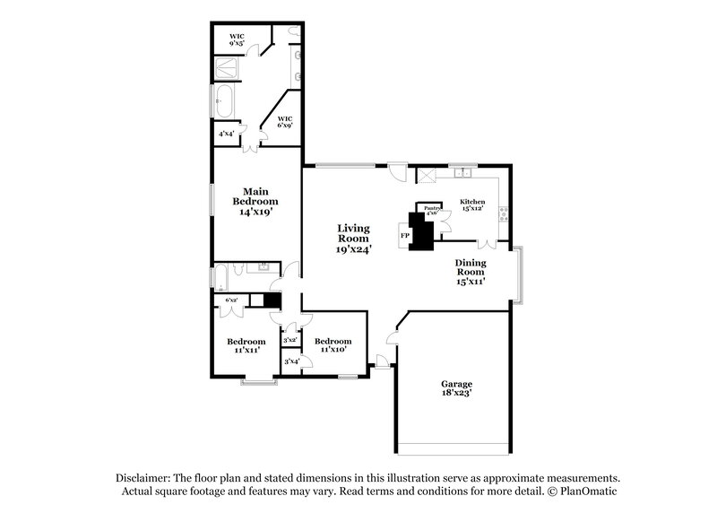 2,615/Mo, 7419 Misty Morning Dr Humble, TX 77346 Floor Plan View