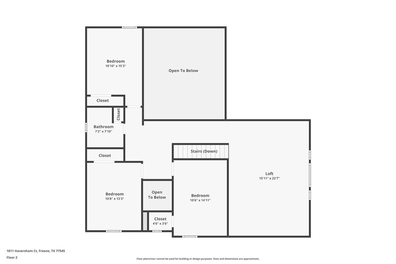 2,705/Mo, 1811 Haversham Ct Fresno, TX 77545 Floor Plan View 2