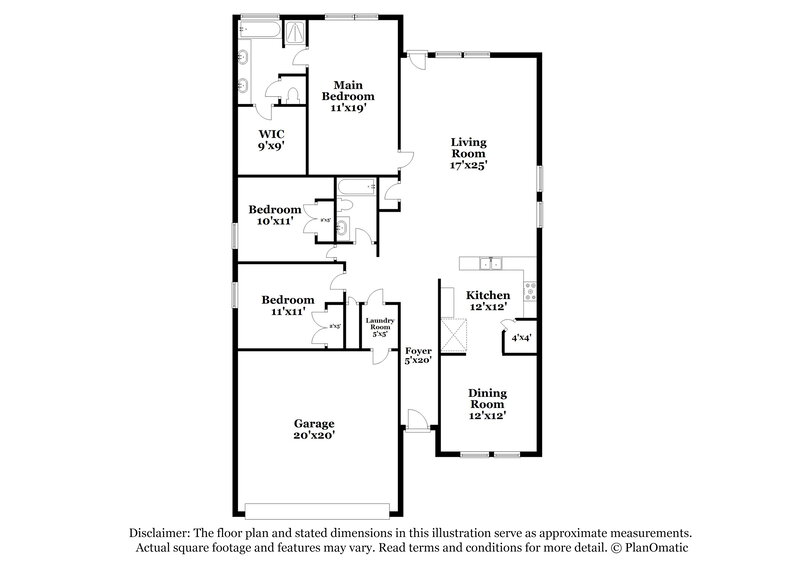 2,125/Mo, 18415 Sunrise Maple Dr Montgomery, TX 77316 Floor Plan View