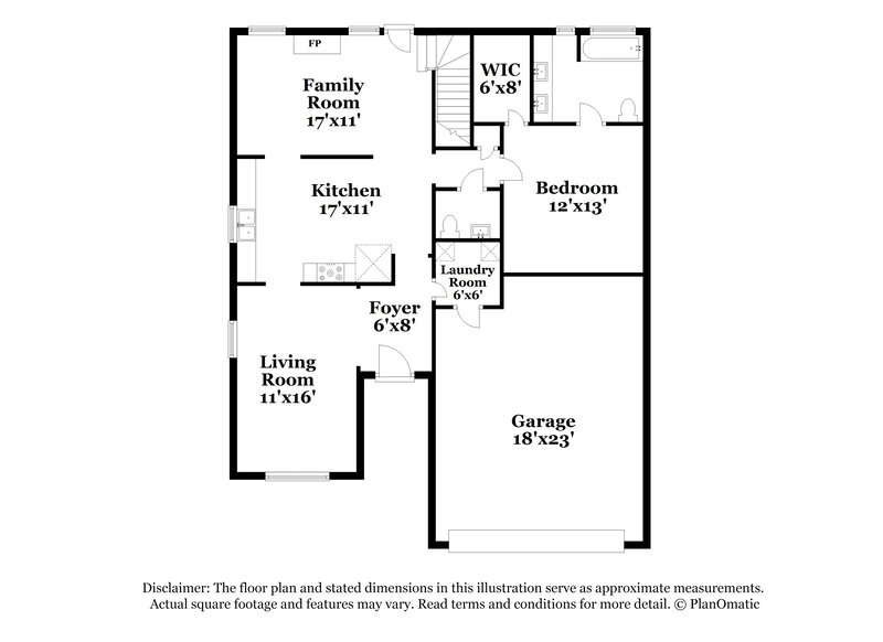2,240/Mo, 4118 Presidents Dr S Houston, TX 77047 Floor Plan View