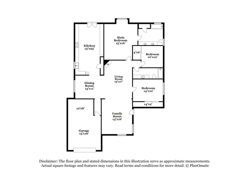 1,990/Mo, 17311 Modbury St Spring, TX 77379 Floor Plan View