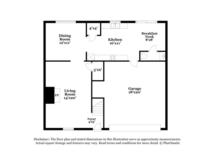 1,745/Mo, 6923 Echo Pines Dr Humble, TX 77346 Floor Plan View