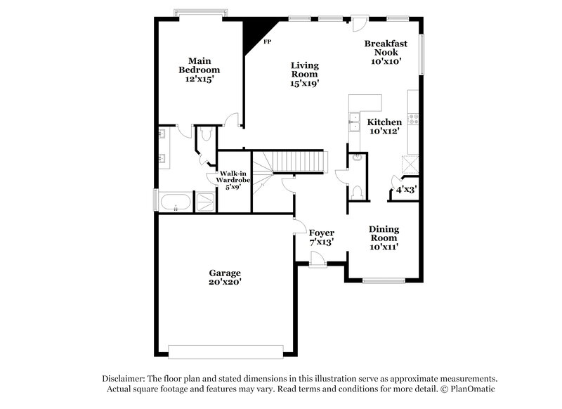 2,400/Mo, 18139 Stone Trail Manor Dr Humble, TX 77346 Floor Plan View