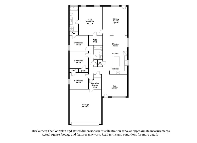 1,900/Mo, 17314 Cormorant Ct Humble, TX 77396 Floor Plan View