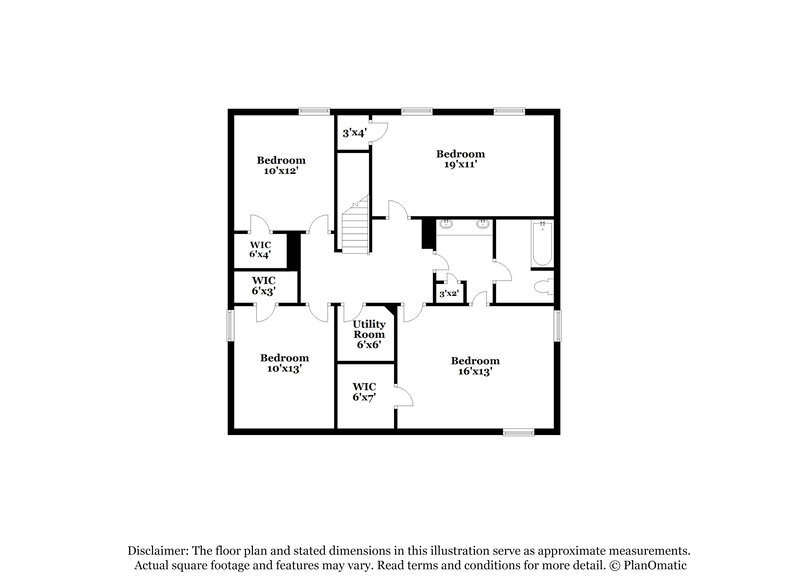 2,185/Mo, 7310 Fox Scene Dr Humble, TX 77338 Floorplan View
