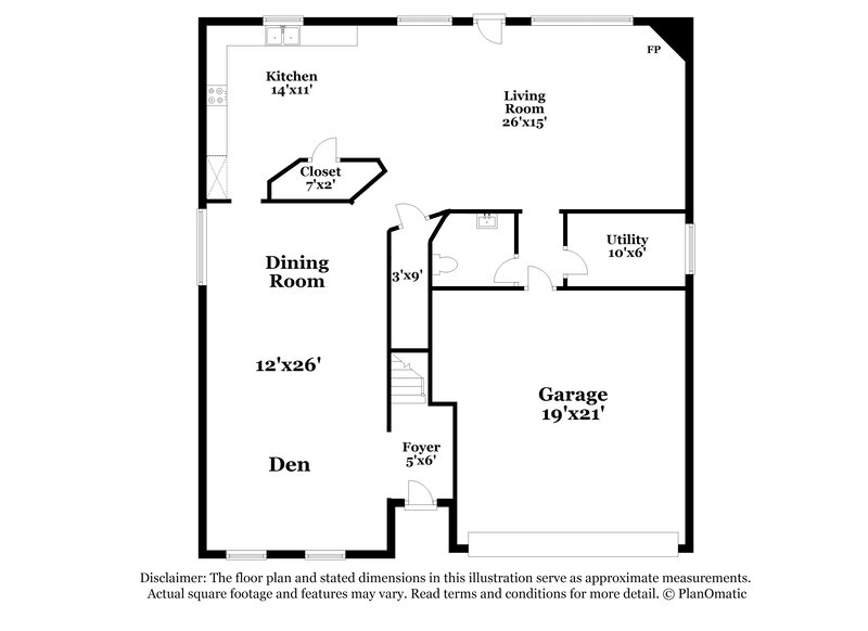 2,040/Mo, 4939 Timber Path Dr Humble, TX 77346 Floorplan View